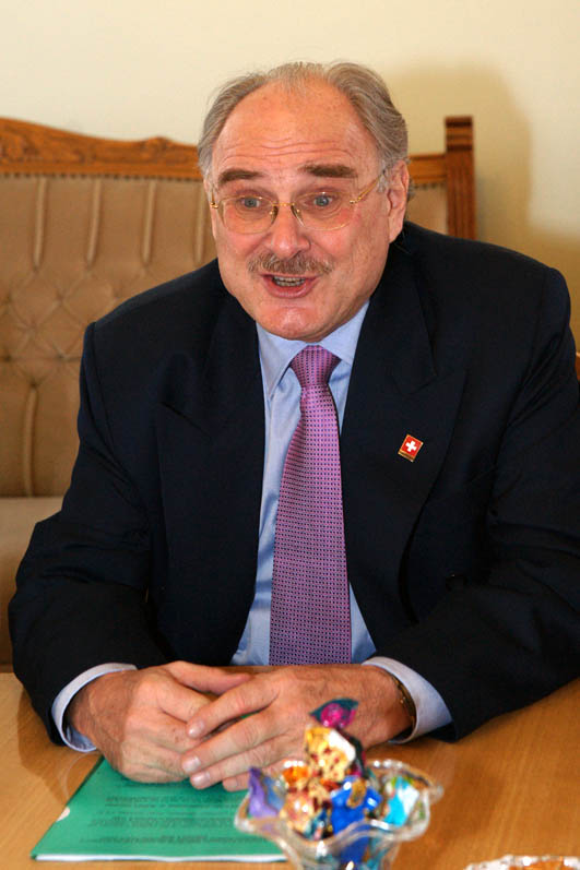 Посол Швейцарии в России г-н Вальтер Б. Гигер