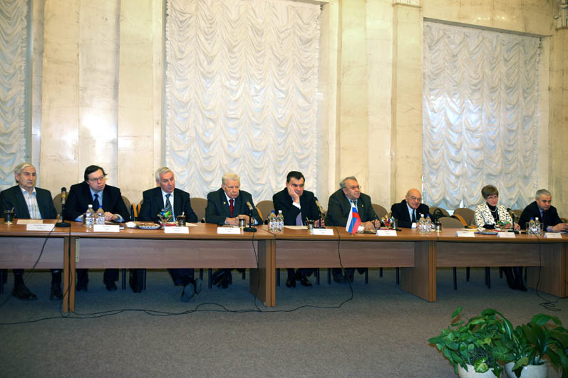 Российские участники встречи